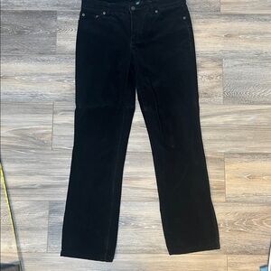 Corduroy Ralph Lauren Black Pants